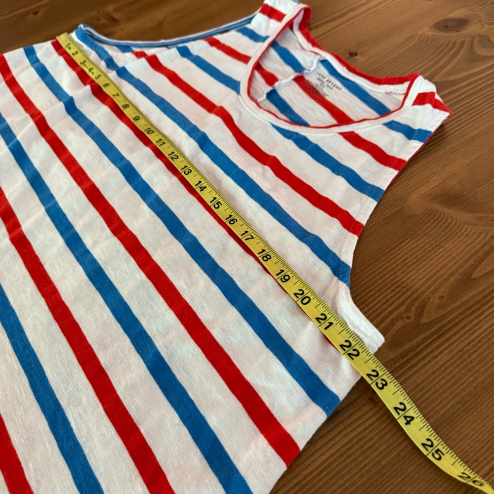 Lane Bryant Red White and Blue Swing Tank 18/20 - Picture 2 of 9